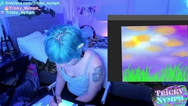 Tricky Nymph Art Stream 9/18/2020 Part 3 - 1 image