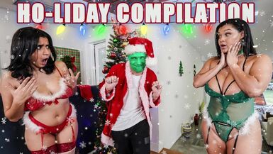 BANGBROS - Epic Christmas Porn Compilation 2022 : Both You And Santa Are Cumming Tonight !
