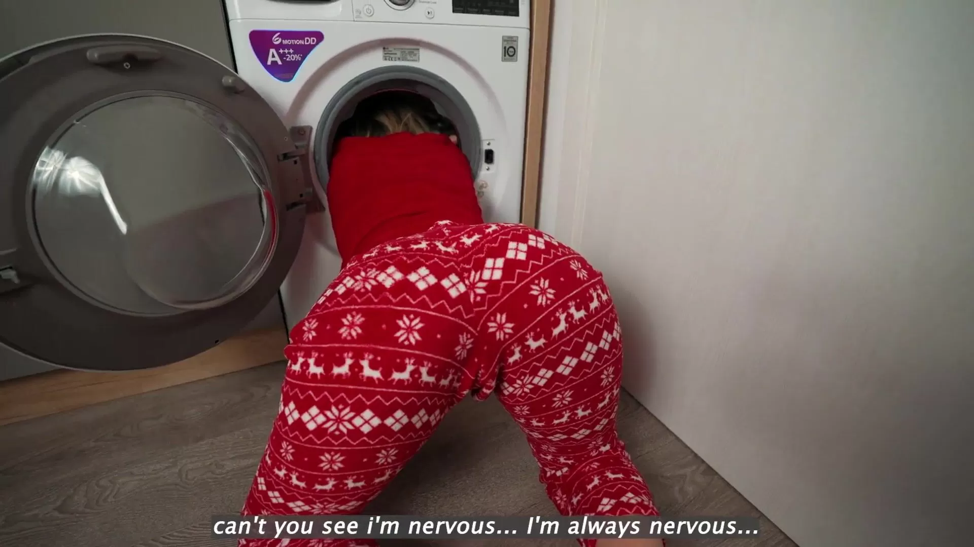Washing Machine Porn - Christmas Gift for Step Son - Step Mom Stuck in Washing Machine! watch  online