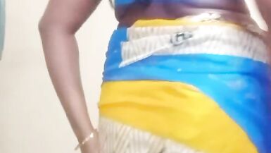 saree show and sexy talk tamil - 4 image