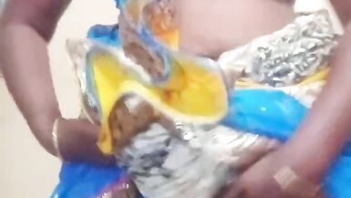 saree show and sexy talk tamil - 5 image