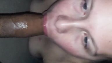White girl gives the best head ever (cum in mouth) - 8 image