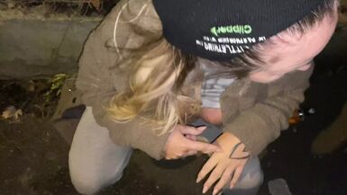Cracky offered juice to take a cumshot on her face - 1 image