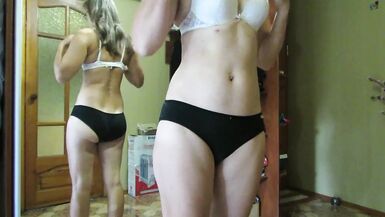 I put on my mom's panties for you to jerk off at me. Humiliations, orders, dirty talk on the Russian - 3 image