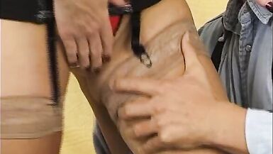 La grand-mère de Pippi Longstockings cloue son beau-fils avec sa chatte de mamie mouillée - 3 image