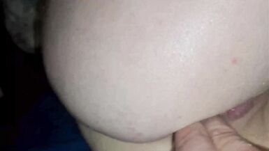 Horny milf with hot pussy enjoys a huge dildo while licking his asshole - extremely hot - 15 image