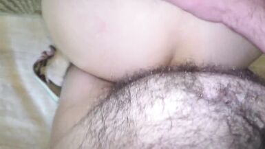 Blowjob and anal sex from a MILF with a big ass in amateur homemade porn - 15 image