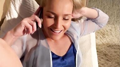 Cute MILF has POV Sex While on the Phone - 7 image