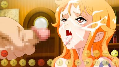 Two Piece Goldroom - Nami sucks and fucks a pirate with a huge cock - 5 image