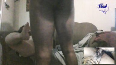 BBC va primero, mientras que el marido registra Tag Team BBW Latina Ama de casa Milf Negro Dick Creampie Cumslut - 10 image