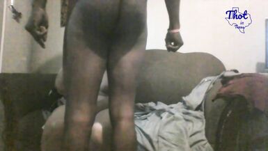 BBC va primero, mientras que el marido registra Tag Team BBW Latina Ama de casa Milf Negro Dick Creampie Cumslut - 8 image