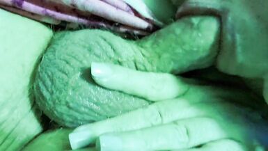 Mrs. Glutty shows her pretty face for the first time while giving a messy and noisy blowjob until he cums in her mouth!