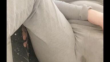 Trying to be quiet, dirty talk and cumming in my clothes  - 1 image