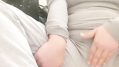 Trying to be quiet, dirty talk and cumming in my clothes  - 2 image