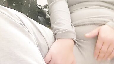 Trying to be quiet, dirty talk and cumming in my clothes  - 3 image