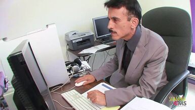 Erotic milf is reprimanded by her boss for rubbing her - 1 image