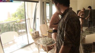 Stepson helps divorced stepmom move in and moves in her - 3 image