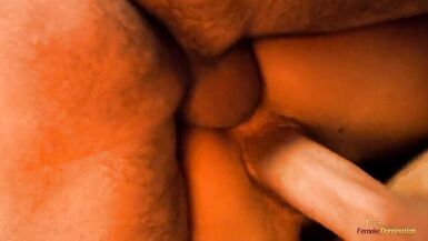 Golden-Haired whores receive their vaginas and booties pumped in the sex - 13 image
