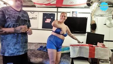 Wife plays topless darts in our local pub - 2 image