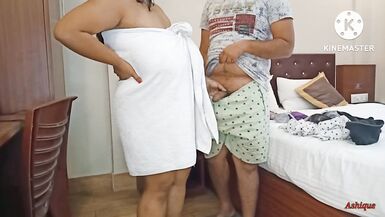 mulher grande e bonita- A meia-irmã gorda ficou excitada depois de apanhar o irmão adotivo a cheirar-lhe as calças - 6 image