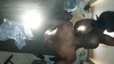 Thick Darksome Fuck Greater Amount Dark Sexy Real Homemade Sex - 3 image