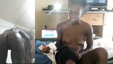 Thick Darksome Fuck Greater Amount Dark Sexy Real Homemade Sex - 5 image
