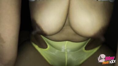 Step Mommy Grinding and Fuck on Hot Yoga Panties - 7 image