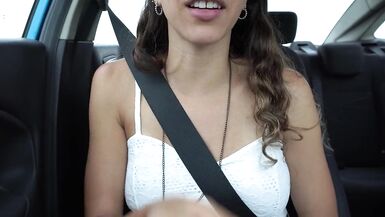 JOI in the car CUM on my bazookas - 7 image