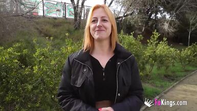 Risk-loving mommy makes her PORN DEBUT with an excellent public fuck! - 3 image