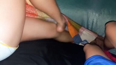 SENSATIONAL!! The stepdaughter at home starts to fuck very intensely with her stepfather - 3 image