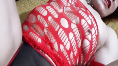 THE PRETTY mother I'd like to fuck IS THE CARNAL RED TOP SEXY LADY - 14 image