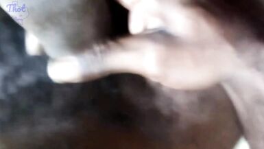 Jerking Off Thick Black Non-Professional Hood Bawdy Cleft Raw Sexy Real Sex - 11 image