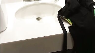 Teasing Him By The Runway and In Public Bath and Lastly Home - 3 image