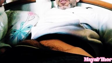 DURING THE TIME THAT WATCHING HIS BELOVED SERIES I LIKE TO ENTERTAIN HIM, WHAT MORE EXCELLENT WAY THAN GIVING THAT RICH COCK A ADMIRABLE WIGGLE - 5 image