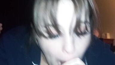 Hot Breasty Mother Id Like To Fuck Engulfing Large Dick And Swallowows Giant Load Of Cum - 7 image