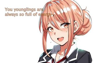 Oregairu Yuigahamas Edging Toon Joi - 1 image