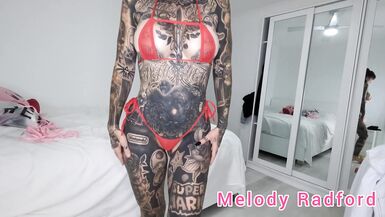 Sheer Pink and Red Micro Bikini Try On Haul Melody Radford - 12 image