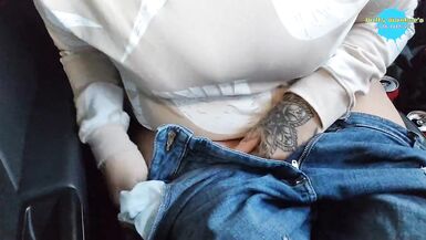 Fingering My vagina in the car - 12 image
