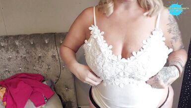 Stripping to My underclothes and having a play