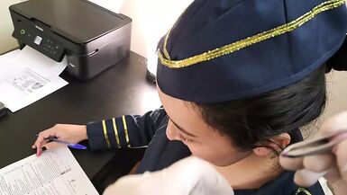 Married flight attendant acquires stuffed during body inspection