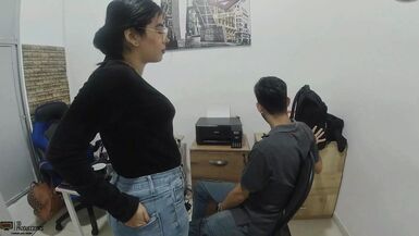 Lewd teacher is drilled by her student in swap for raising her grades CUM -FACE HOLE - Porn in Spanish - 1 image