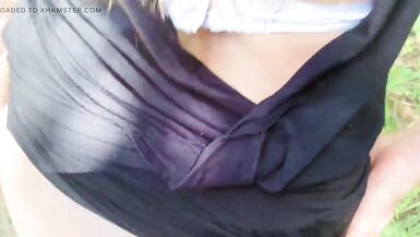 Anal insemination on the side of the road - 10 image