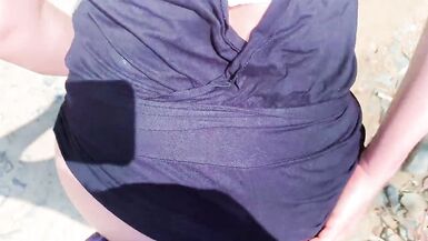 Anal insemination on the side of the road - 3 image