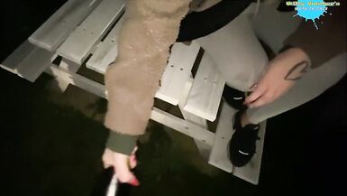 Street hotty abased and bonks a fake cock for a hunk on the street - 9 image