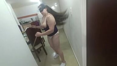 Latin Chick Hindo Colombian Domestic Service Exhibitionist Employee Seduces Me With Her Large Melons Her Biggest Muff And Her Appealing Booty In Usa Recent York Desi Bhabhi two FULLONXRED - 1 image