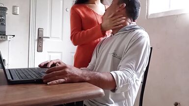 Doesn't let work! Since that babe insists and I'm so weak, I have to fuck stepsister with a very hawt cum-hole. - 2 image