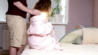 Ally's mother receives concupiscent with massage and gives her muff- XSanyAny - 4 image