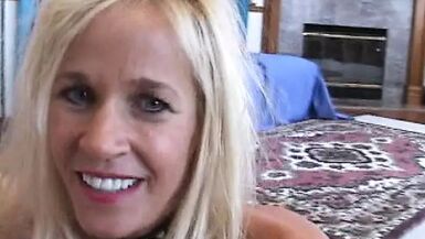 Outstanding aged blond acquires pumped and filled