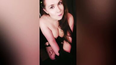 Hawt Neighbour Smokes & Milks her large breasts for u! - 15 image