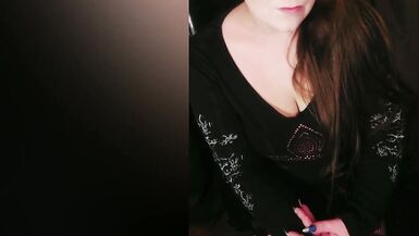 Hawt Neighbour Smokes & Milks her large breasts for u! - 2 image